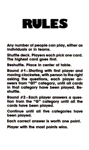 rules for the card game casino